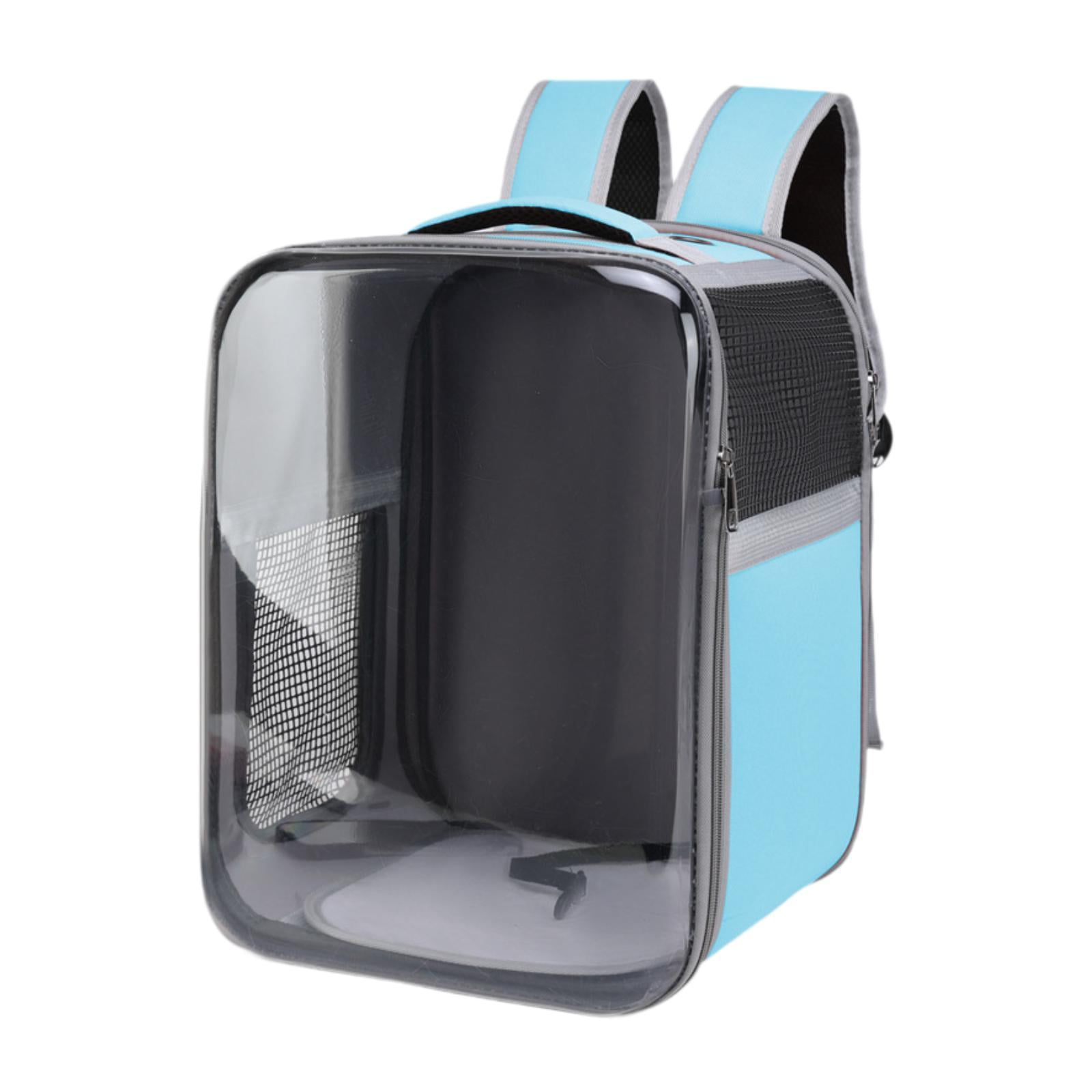 Gazechimp Cat Backpack Carrier for Carrying Cats Dogs for Outdoor Activities Traveling light blue