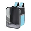 thumbnail image 3 of Gazechimp Cat Backpack Carrier for Carrying Cats Dogs for Outdoor Activities Traveling light blue, 3 of 8