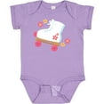 thumbnail image 3 of Inktastic Roller Skate Flowers Girls Baby Bodysuit, 3 of 5
