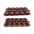 thumbnail image 2 of 1Pack Chocolate Molds,14-Cavities Paw and Bone Shaped Silicone Mold,Easy Release – Non-Stick , for Chocolate,Candy,Cake Decoration,Jelly,Candles, Biscuits & Snacks, 2 of 5