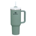 thumbnail image 1 of Stanley - Vaso de acero inoxidable aislado al vacío con tapa y popote para agua, té helado, café, licuados y más, lila, 40oz, 1 of 3