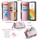 thumbnail image 2 of funda billetera para Samsung Galaxy A33 con Protección RFID, Ranuras para tarjetas, Pata de Cabra, Correa Desmontable-Funda para teléfono tipo Bandolera con tapa de Cuero PU a prueba, 2 of 9