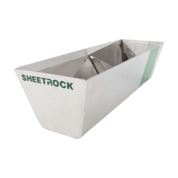 USG Sheetrock Tools Classic Stainless Steel Mud Pan 12"
