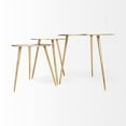 thumbnail image 5 of Mercana Reva III 16.3 x 17 Round Top Gold-Toned Cast Metal Accent Table, 5 of 7