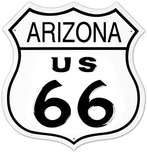 OKLAHOMA Route 66 Shield Metal Sign Man Cave Garage 211110014196 BRISTOW 