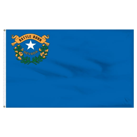 Nevada 8ft x 12ft Nylon Flag