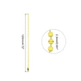 thumbnail image 2 of Uxcell 4.72" Ball Bead Chains with Connectors for Chains DIY Crafts, 24 Pack Yellow, 2 of 6