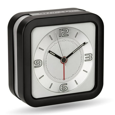 Peakeep Loud Melody Alarm Clock for Hearing Impaired with Snooze and Backlight_ Battery Operated Quartz Analog Clocks for