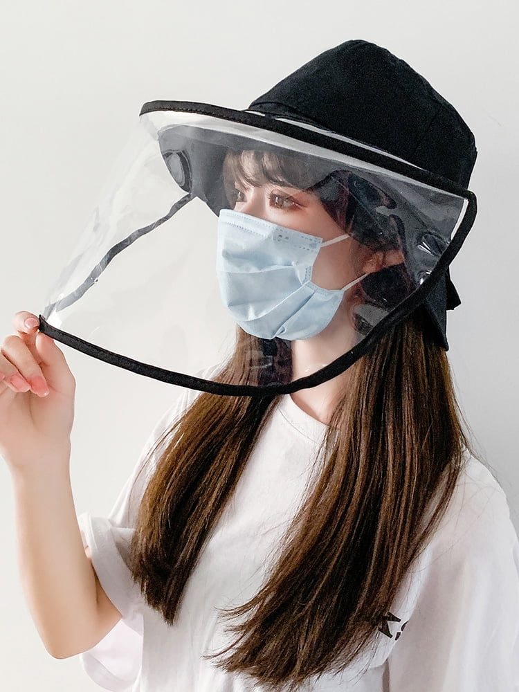Women Bucket Hat Removable Protective 