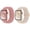 Light Pink, Cream, variant on 2 Pack Woven Stretchy Bands for Apple Watch 38/40/41/42mm(Series 10) Men & Women- Black, Cream