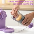 thumbnail image 4 of Mistaha Portable USB Rechargeable Ice Shaver Machine - Purple | Electric Snow Cone Maker for Home Use - Fast Ice Crushing, Includes Ice Mold and Tray, 4 of 7