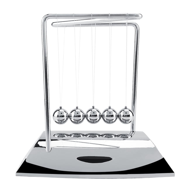 Newtons Cra dle Balance Balls Science Physics Gadget Desktop Decoration Kinetic Motion Toy for Home and Office