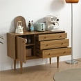 thumbnail image 2 of 43" Accent Sideboard Buffet for Entryway, Living Room, Oak, 2 of 5