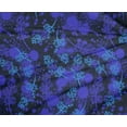 thumbnail image 5 of oneOone Polyester Spandex Dark Dusty Blue Fabric Abstracts Craft Projects Decor Fabric Printed By The Yard 56 Inch Wide, 5 of 6