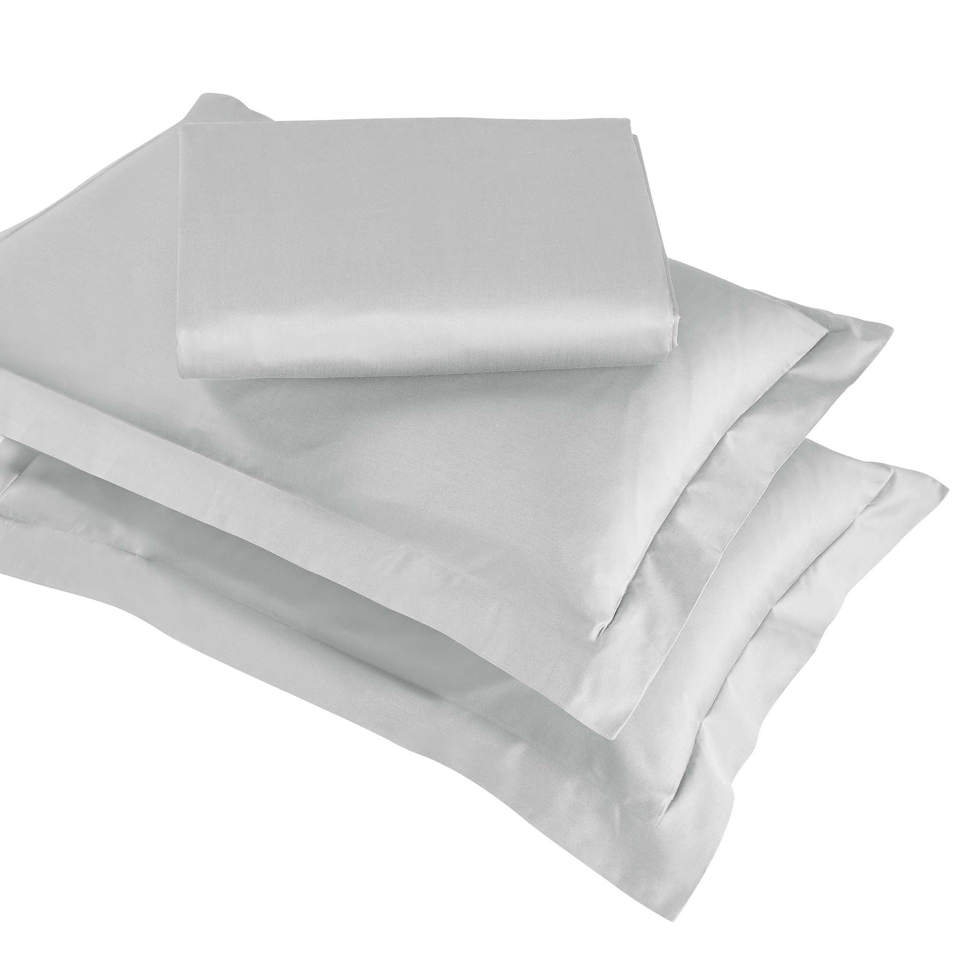 Superior Egyptian Cotton 850 Thread Count Duvet Cover Set, Full/Queen, Chrome
