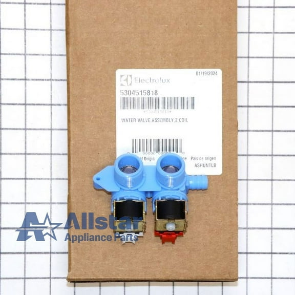 Frigidaire Washing Machine Water Inlet Valve 5304515818