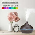 thumbnail image 3 of leyfeng Difusor de aceite esencial Difusor de aceite de 550 ml con 7 colores 4 Temporizador Función de apagado automático Aromaterapia, 3 of 8