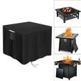 thumbnail image 4 of Square Fire Pit Cover, Fits for Fire Pit Table, Waterproof and Windproof, 30*30*25inch, Black, 4 of 5