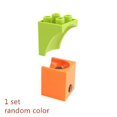 thumbnail image 3 of Bloques de construcción grandes para carreras de canicas, bolas rodantes locas, tobogán compatible con dinosaurios, túneles, piezas de ladrillos de animales, accesorios, juguetes para niños, 3 of 5