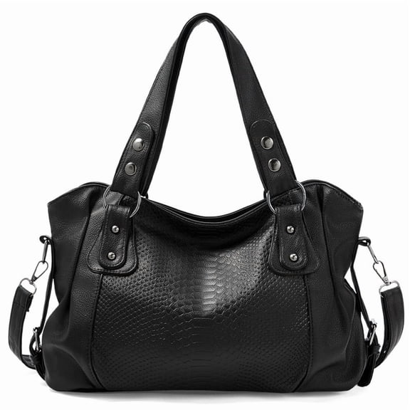 GAEKEAO Women’s Satchel Handbag Spacious Shoulder Purse with Detachable Strap