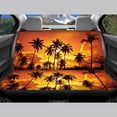 thumbnail image 4 of Renewold Hawaiian Palm Tree Gold Car Seat Covers Full Set for Women Men, Front Seat Protector Cover + Rear Backrest + Bottom Cover Full Set of 4pcs, 4 of 7