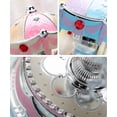 thumbnail image 4 of Wind up Music Box Vintage Look Music Box with Jewelry Box - Table Desk Decoration and Gift (Carousel Horse, Pink), 4 of 6