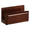 Rolodex Wood Tones Business Card Holder, Capacity 50 2 1/4 x 4 Cards, Mahogany