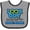 Heather and Black, variant on Inktastic Look out Kindergarten Here I Come Boys Baby Bib
