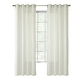 thumbnail image 2 of Rhythm Lined Grommet Curtain Panel 54" x 63" in Ivory, 2 of 7