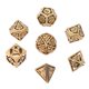 thumbnail image 2 of Dados poliédricos 7 unids / pack de dados de resina poliédrica multifacética y de metal hueco para de dragón DnD D&D dados de juegos educativos Magideal Dados poliédricos, 2 of 4