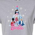 thumbnail image 3 of Barbie - Holidays & Christmas - Winter & Snow Time - Juniors Cropped Cotton Blend T-Shirt, 3 of 5