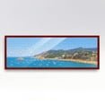 thumbnail image 3 of 10x5 Frame Red Real Wood Picture Frame Width 0.75 inches | Interior Frame Depth 0.5 inches | Cerise, 3 of 8