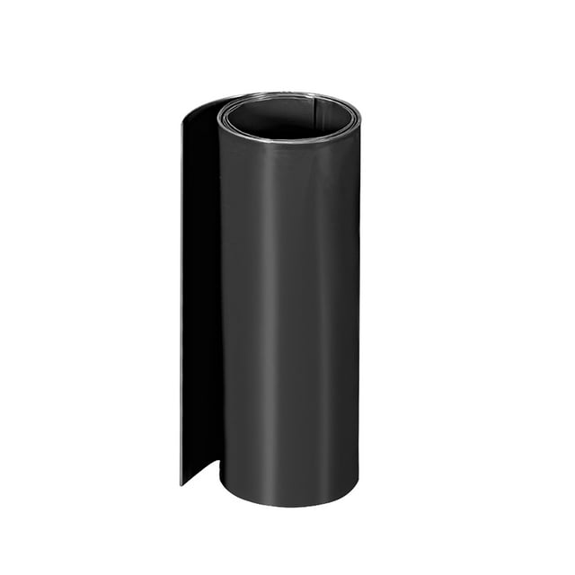 Tuberías de Termocontracción de 170 mm de Ancho Plano para Doble Capa 18650 1 Metro Negro