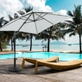 thumbnail image 4 of Outsunny Base de Support Ronde en Résine pour Parasol de Patio 29 Lb Noir, 4 of 10