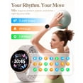 thumbnail image 3 of Smartwatch TitanSync redondo de 1,39" con llamadas Bluetooth e IP68, 3 of 7