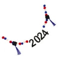thumbnail image 4 of PENIKOKO Graduation Banner Decor Bunting Banner Assorted Color Red Blue White 11.8X3.3X1.5in 1Set, 4 of 8
