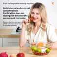 thumbnail image 3 of Efficient Fruit And Vegetable Washing Station, Multifunctional Fruit And Vegetable Purification Center Water Ionization Cleaning System For Family Health Protection, 3 of 8