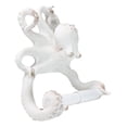 thumbnail image 3 of Nautical Marine Sea Octopus Distressed Antique White Wall Toilet Paper Holder, 3 of 10