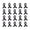 Black, variant on Alloy Charity Ribbon Pins Pack of 20 Piece Accessories User Friendly Design Funeral Memorial Brooch