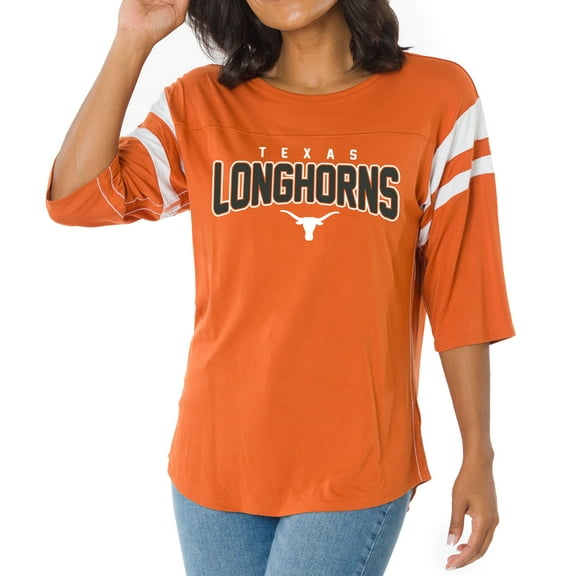 Women's Texas Orange Texas Longhorns Relaxed Abigail Half-Sleeve T-Shirt