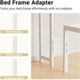thumbnail image 5 of Homieasy King Headboard with Storage, Headboards with Power Outlets and Smart LED Light, Sturdy Head Board for King Size Bed, White, 5 of 9