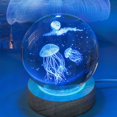 thumbnail image 4 of EIMELI 3d Glowing Crystal Ball Night Light Ornament Creative Coloful Night Scene Lamp With Base For Home Decor Gift, 4 of 10