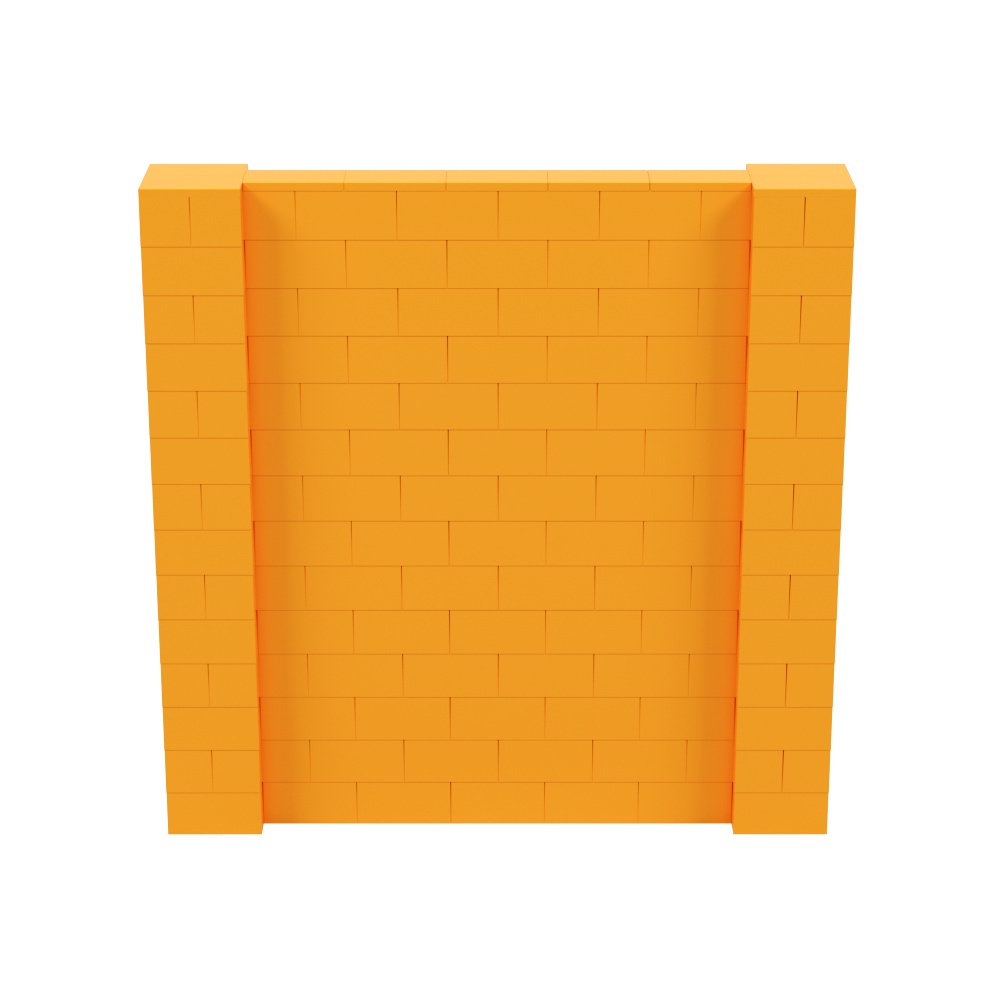 EverBlock 7’ x 7’ Wall Kit Modular Building Blocks Wall System for