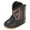 Black, variant on CAICJ98 Baby Boys Girls Western Cowboy Boots Infant Cowgirl Boots Moccasins High Top Booties Toddler Soft Sole Non-Slip First Walker Crib Shoes Brown,3.5(Infant/Toddler)