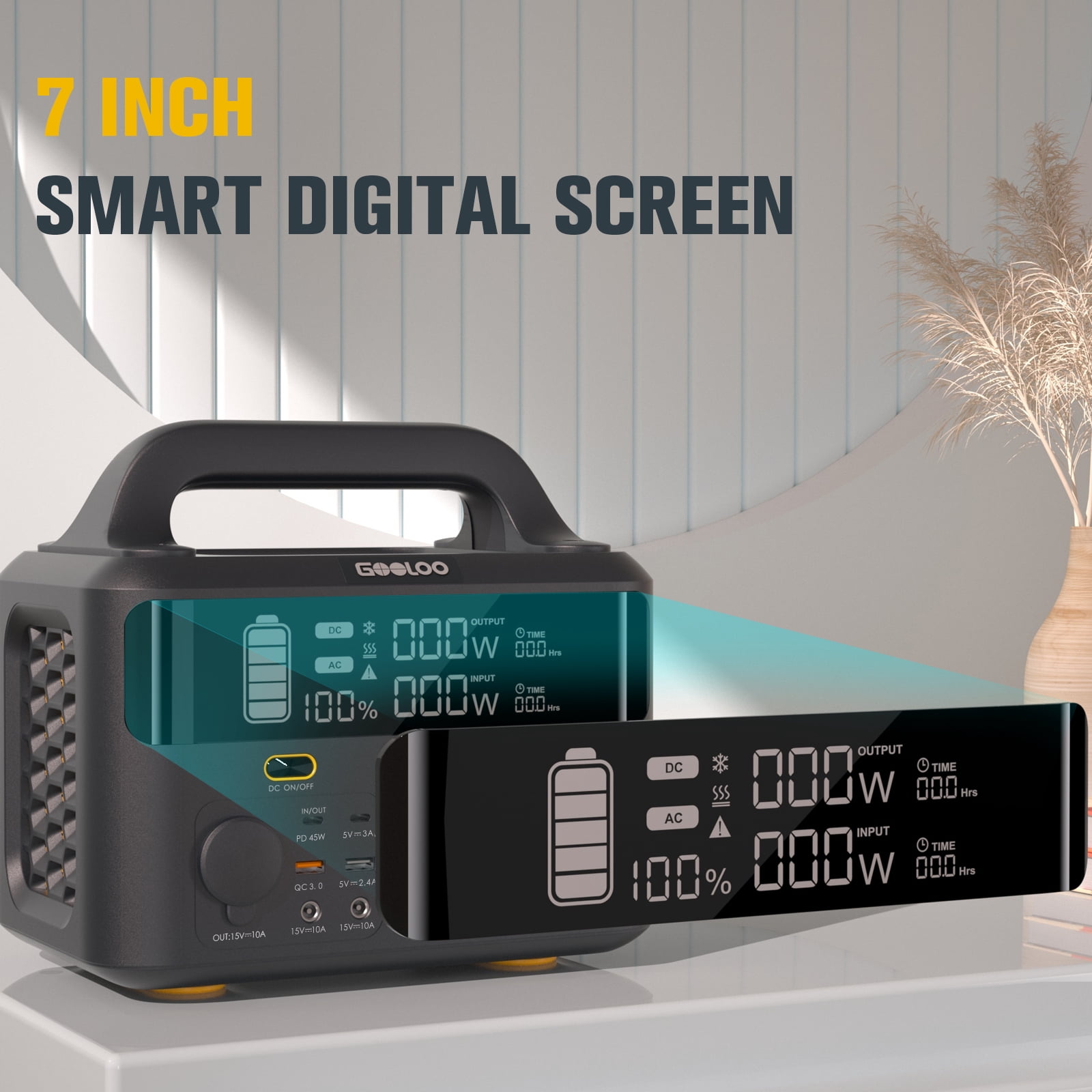 GOOLOO Discovery 300 Portable Power Station 259Wh, 300W Solar