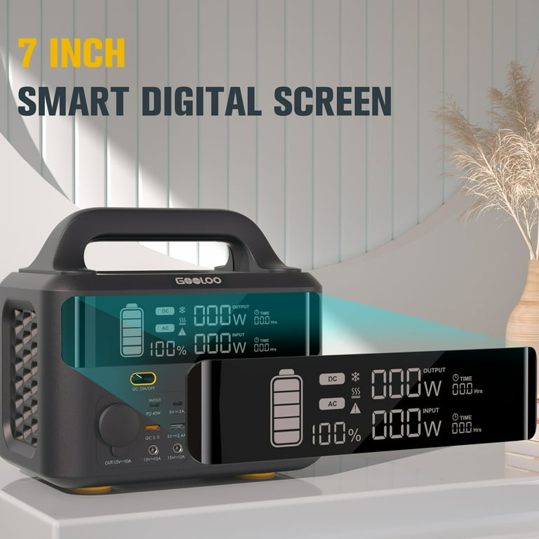 GooLoo ポータブル電源 300W 7.2インチ LCDディスプレイ 美品 【公式通販】
