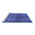 thumbnail image 2 of Ahgly Company Machine Washable Indoor Rectangle Oriental Blue Industrial Area Rugs, 2' x 5', 2 of 4