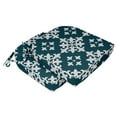 thumbnail image 2 of Vargottam Non Slip DiningChairCushionU-ShapedPrinted Indoor/OutdoorChairPadsHome Decor Reversible & Machine Washable DiningChairPad With String Ties - Set Of 2-Teal Green, 2 of 8