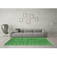 thumbnail image 3 of Ahgly Company Indoor Square Abstract Emerald Green Contemporary Area Rugs, 3' Square, 3 of 4