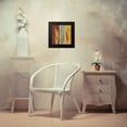 thumbnail image 4 of Grey, Jace 12x12 Black Modern Framed Museum Art Print Titled - Floral Stripes 3, 4 of 5